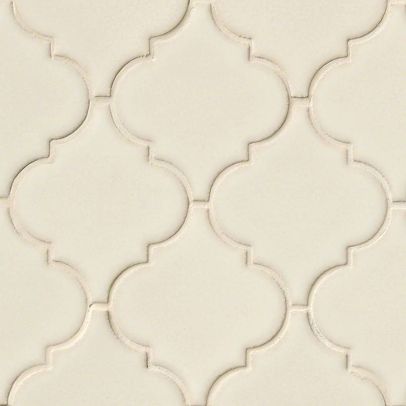 Antique White Arabesque 8mm