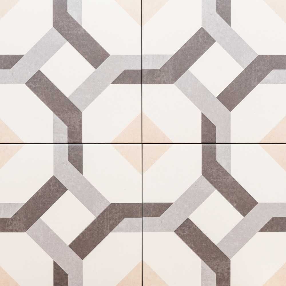 Viana 8"x8" Peach Porcelain Matte Tile