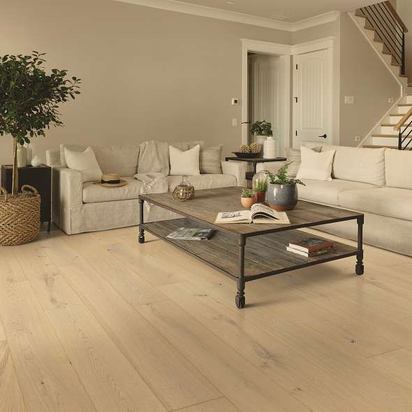 Expressions 9.5" Hardwood Tiles For Floors