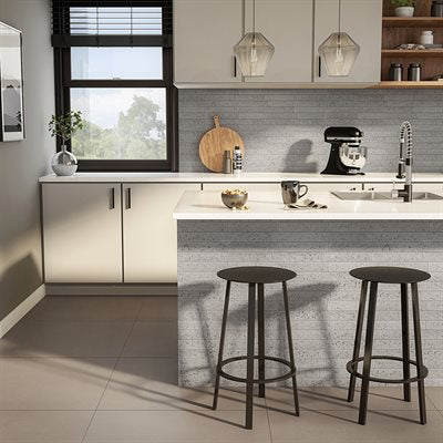 SURF TERRAZZO SMOKE GRAY 3X16