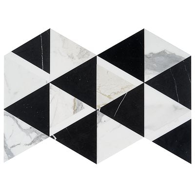 WUNDER 2.0 GRIS NERO - NERO AND CALACATTA WITH THASSOS LINES