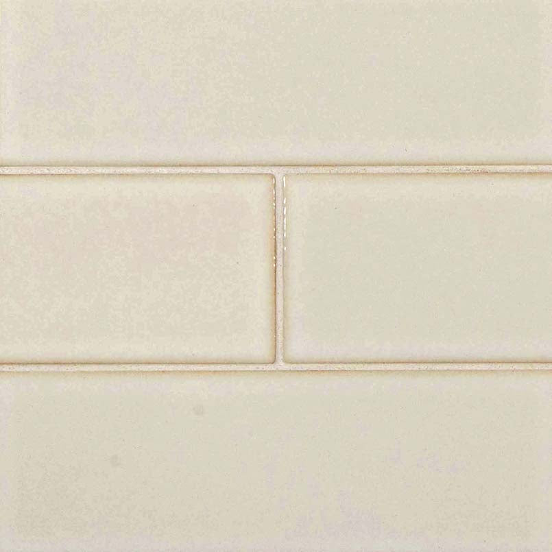 Antique White Glazed Handcrafted 4x12