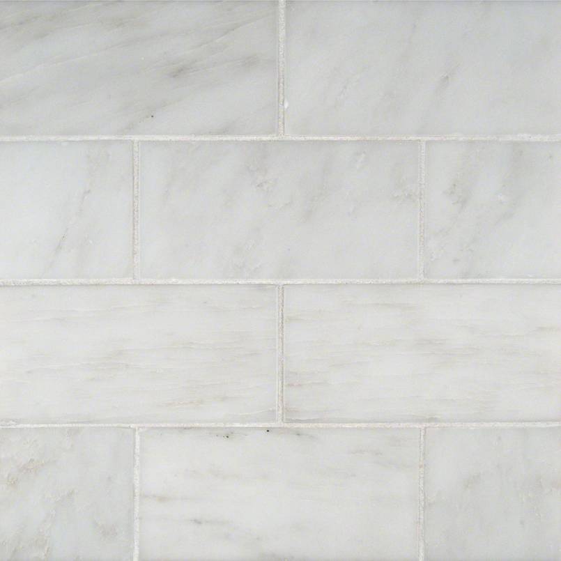 Arabescato Carrara 3X6 Honed and Beveled