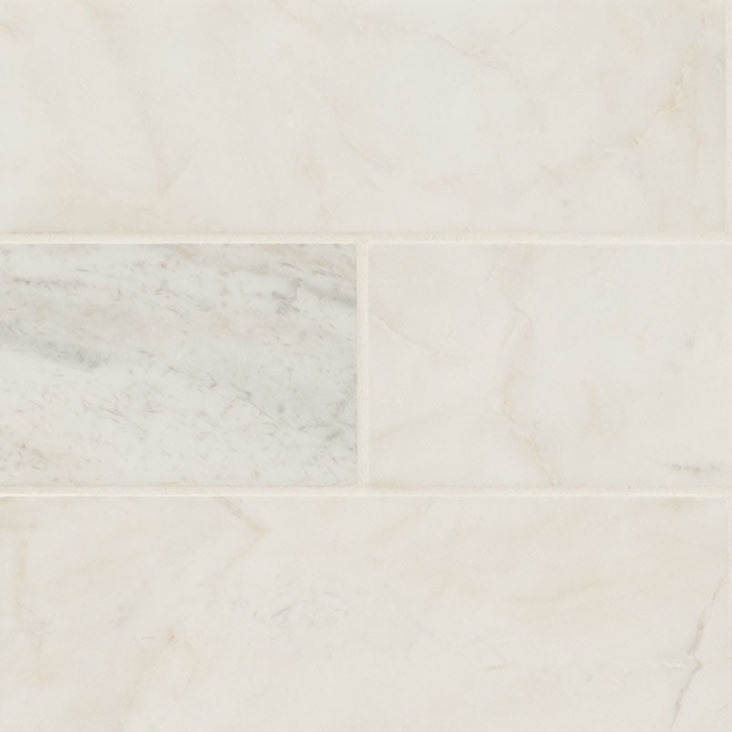 Arabescato Venato White 4x12 Honed