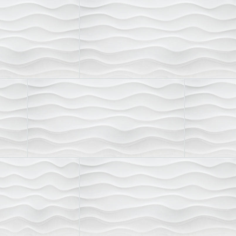 DYMO WAVY WHITE 12X24 GLOSSY