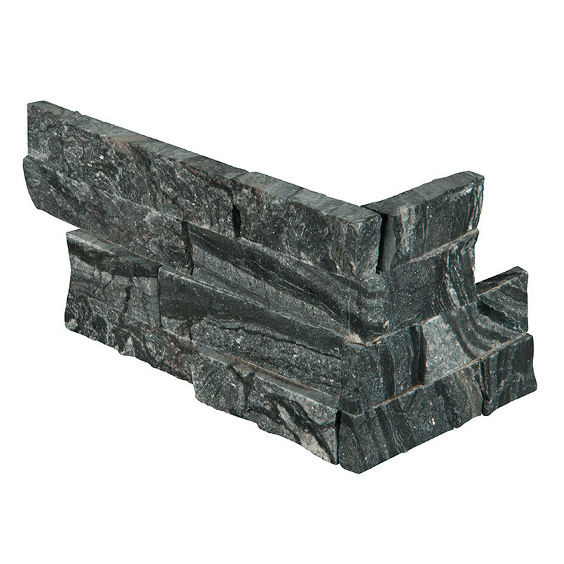 ROCKMOUNT Glacial Black Corner"L"Pnl6x18