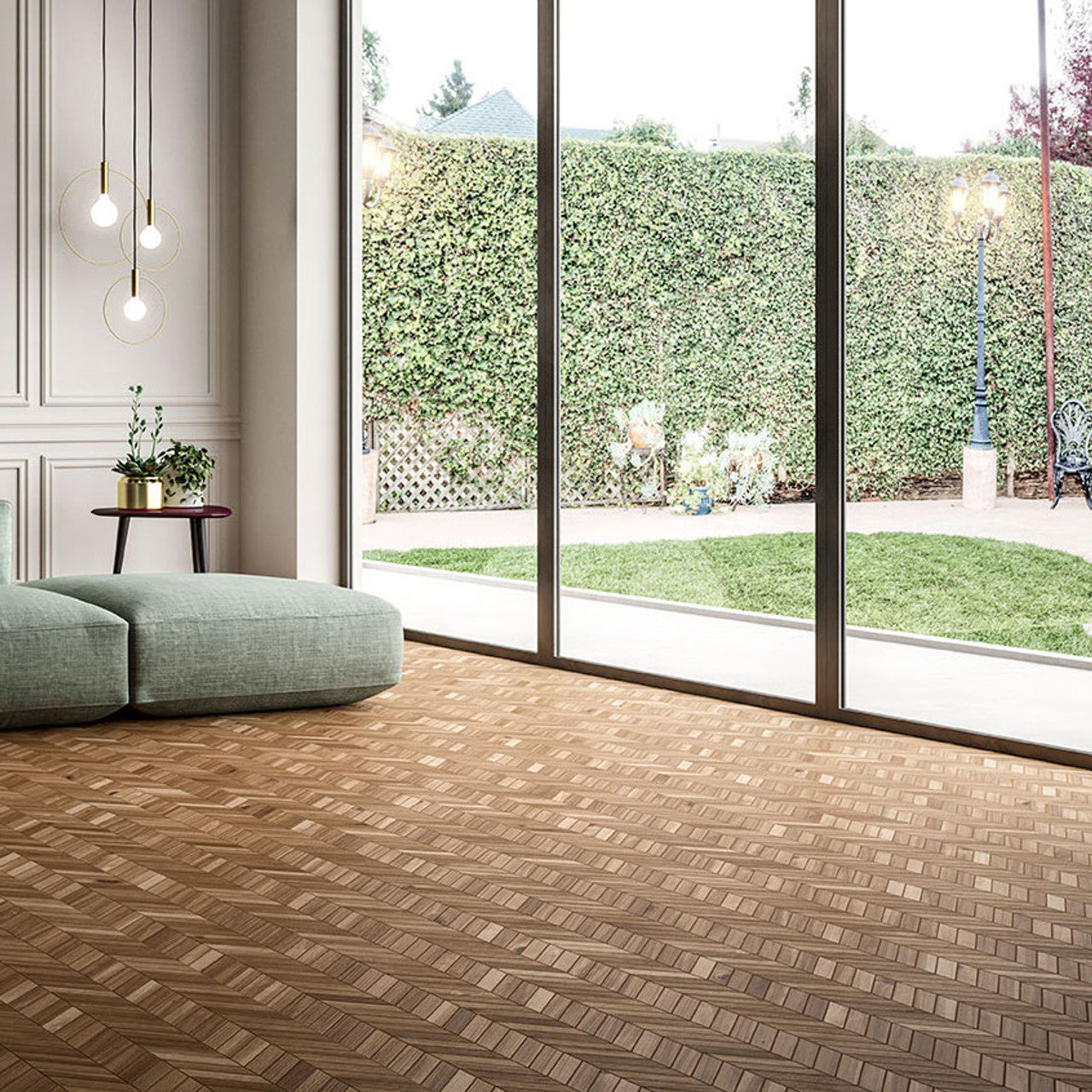 HAVENWOOD SADDLE CHEVRON MOSAIC 12X15