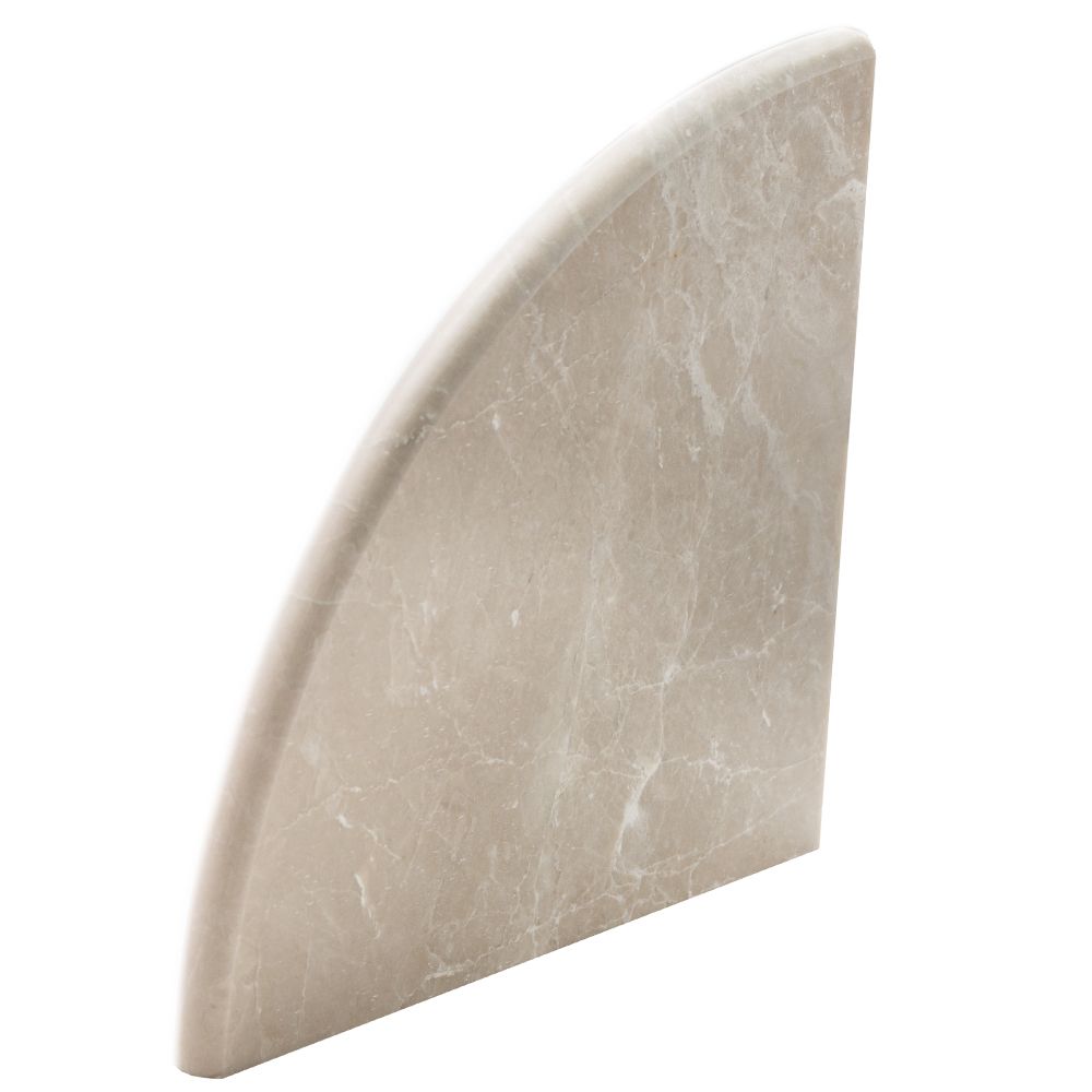 Botticino 9in Shel Beige Marble Polished Decorative