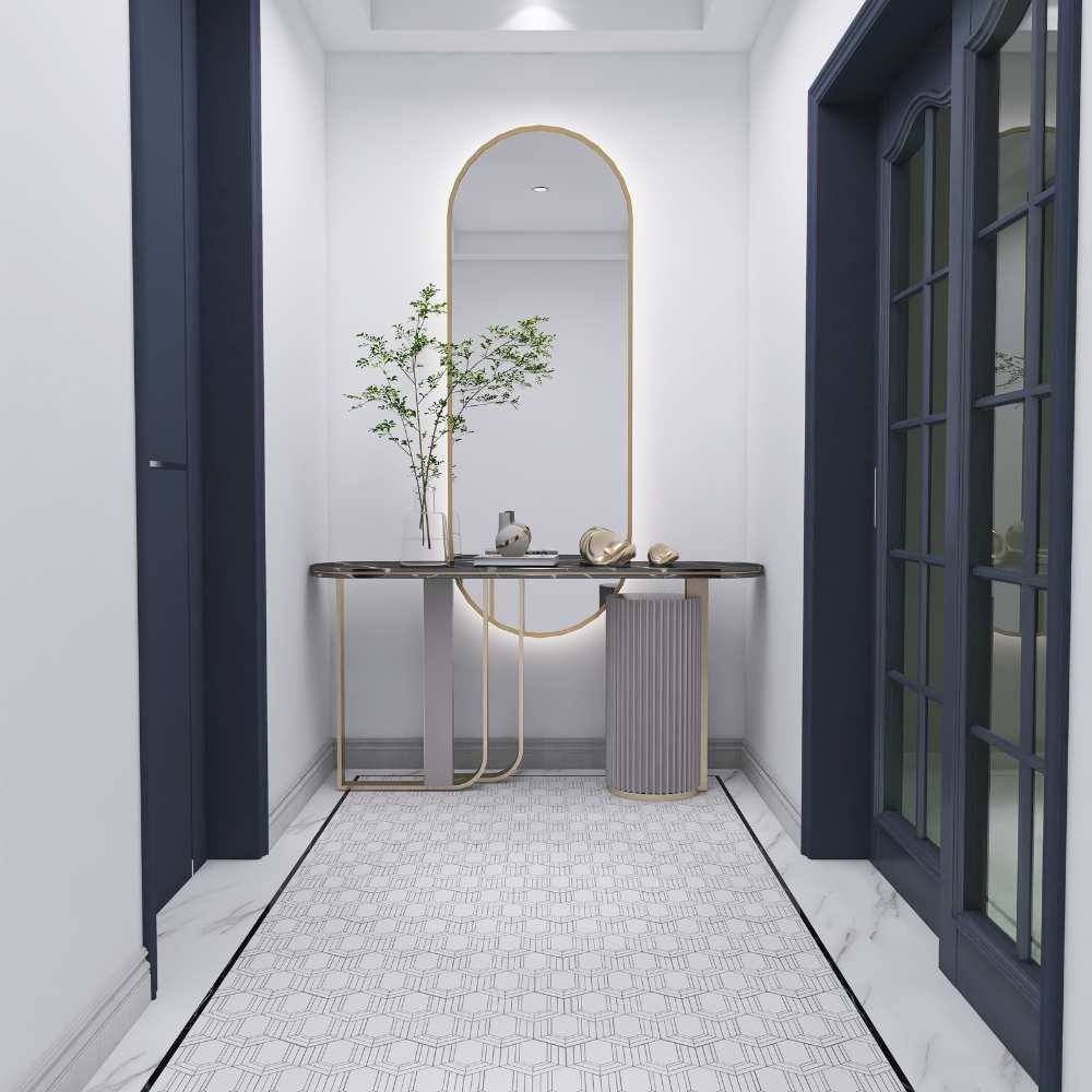 Elements Carrara Marble Polished Mosaic