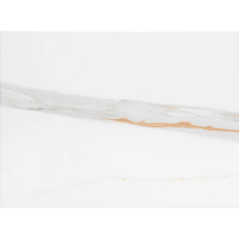 Calacatta Gold 4"x13" Gold Porcelain Matte Tile