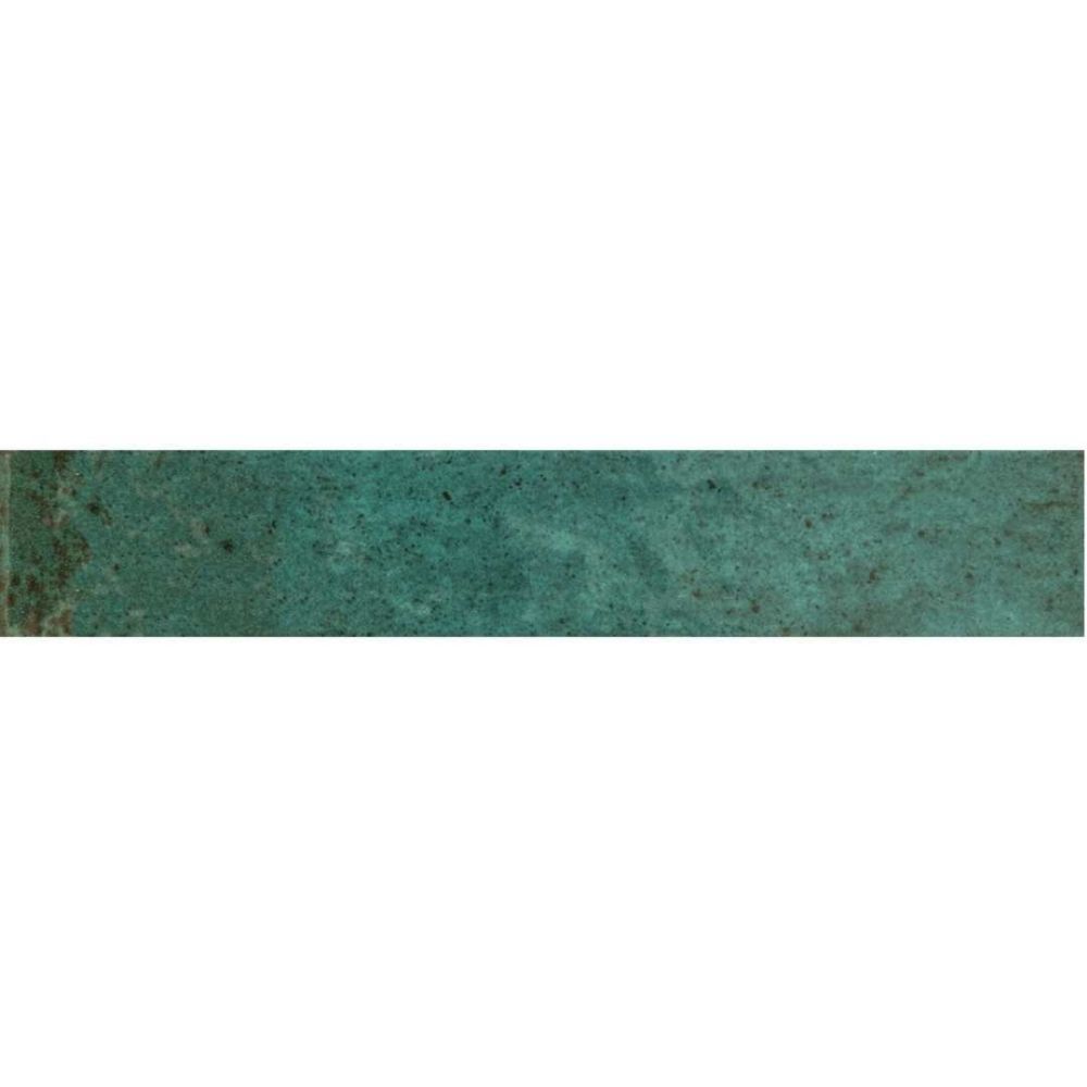 Kalon 2"x10" Green Ceramic Glossy Tile