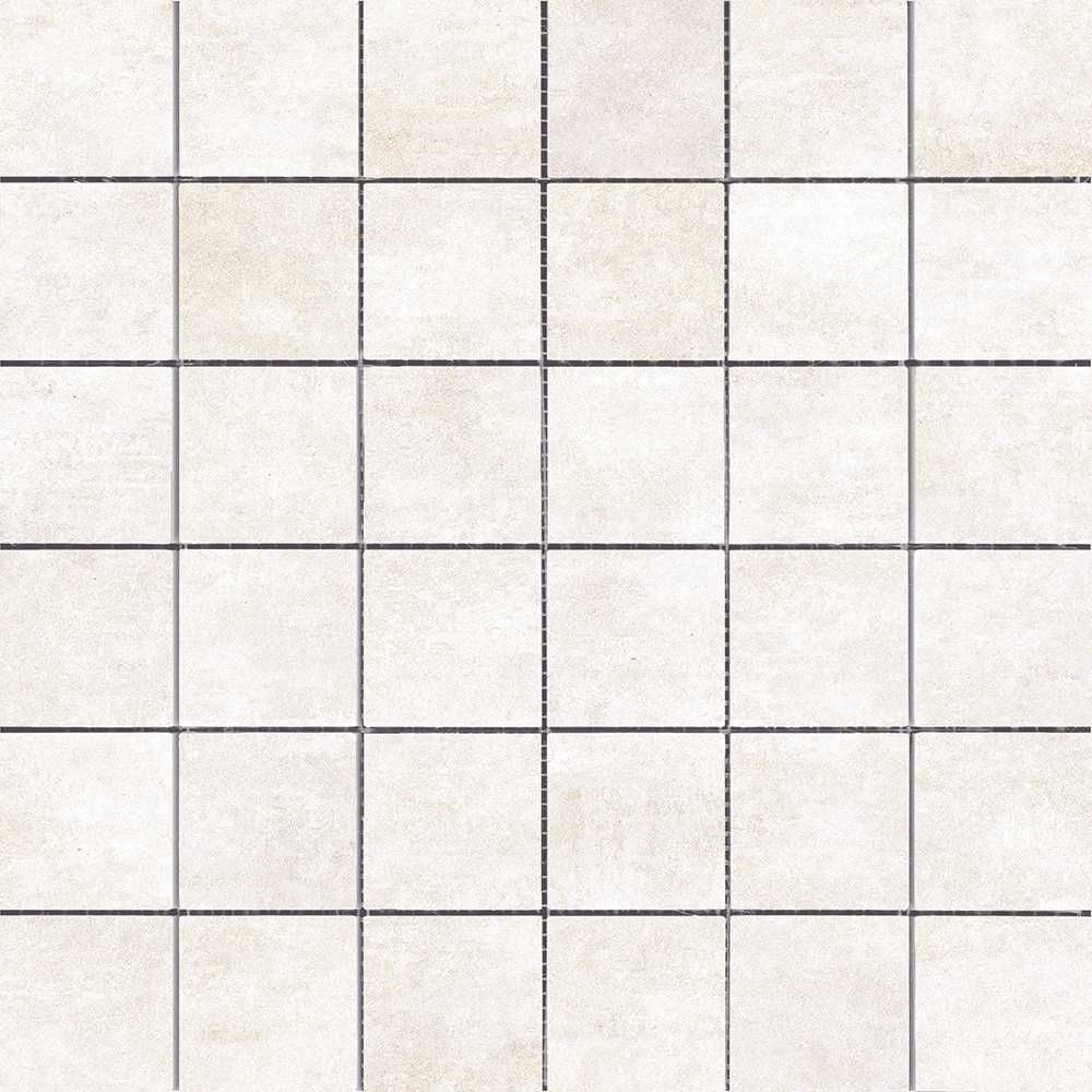Ocean 2"x2" White Porcelain Matte Mosaic