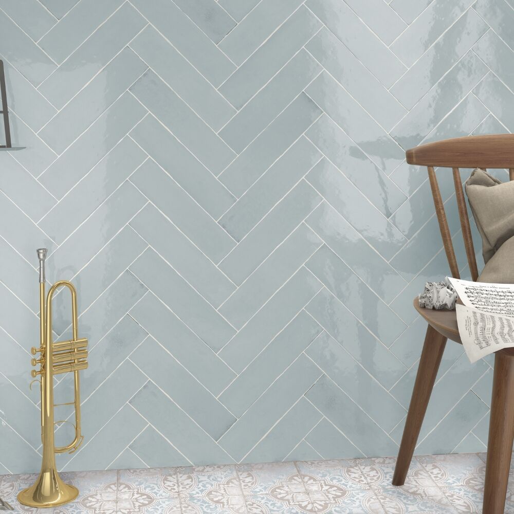Ondine 3"x12" Ocean Ceramic Glossy Tile
