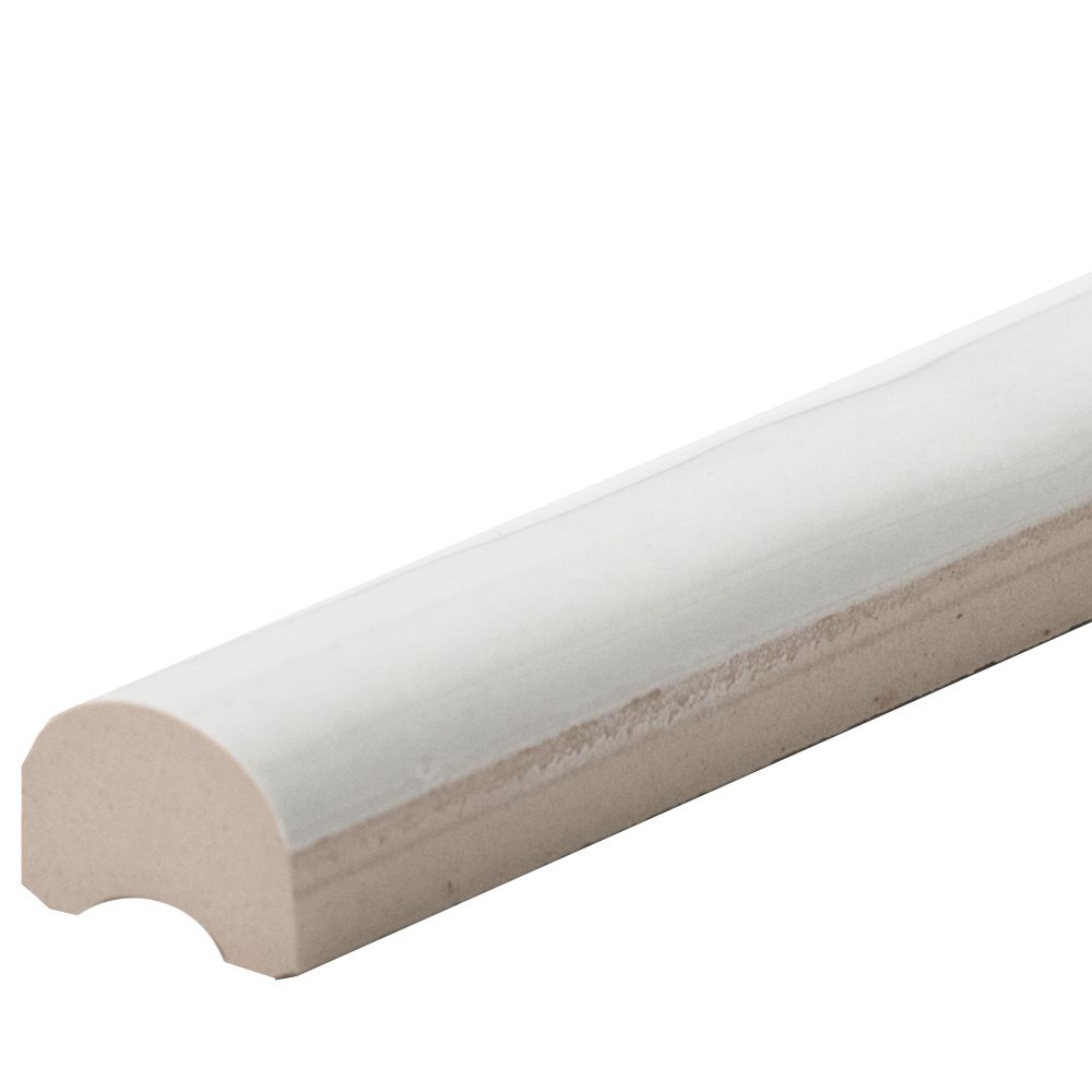 Ondine 3"x12" Dove Grey Ceramic Glossy Chairrail